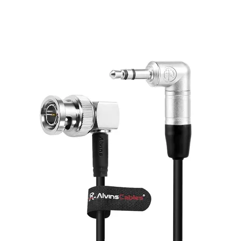 Tentacle 3.5mm TRS To BNC Timecode Cable Ultra Soft 50cm 20 Inch Photography