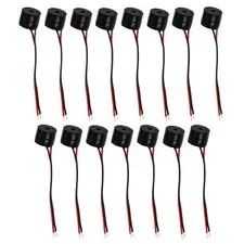 UPEYXDQR Buzzer DC 3-12V Wired Connector Active Electronic Buzzer 85dB Black ...