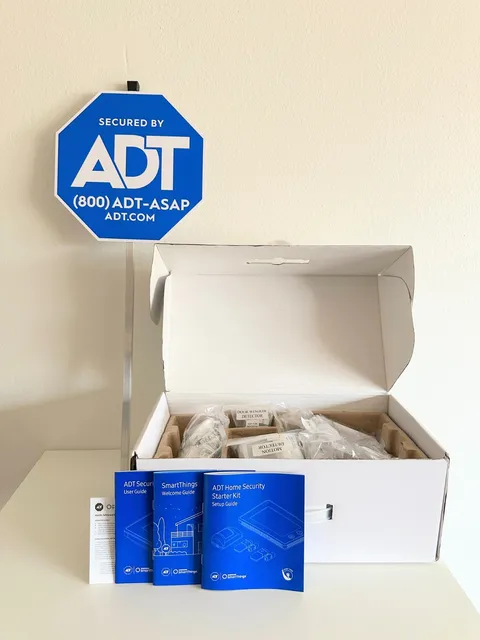 NEW NIB ADT Home Security Starter Kit Full Set with Sign and Decals F-ADT-HUB-1