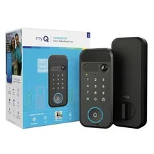 myQ Secure View 3-in-1 Smart Lock Camera Doorbell 5 Ways To Unlock Home Entry