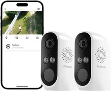 Anlapus 3MP 2K Wifi Security Camera Outdoor Indoor, 2 X Wifi6 & 2.4Ghz