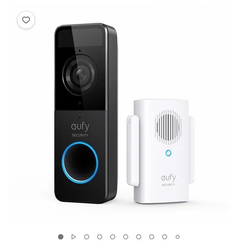 Eufy E8220 Security by Anker Wireless 1080p Video Doorbell - Black (E8220)