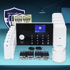 HOMSECUR APP Controlled Wireless 4G WIFI Home House Alarm System+Touch Panel