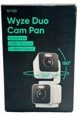 Wyze Pan Cam Duo Dual-Lens Indoor/Outdoor 2K Security Camera with Pan/Tilt