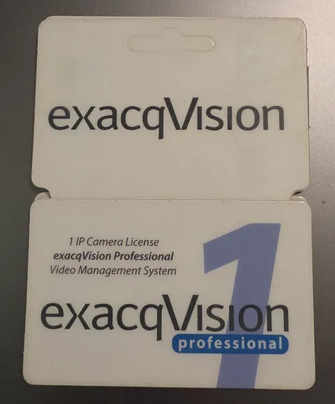 ExacqVision 1 Professional IP Camera License ACEVIP01-01 NEW READ