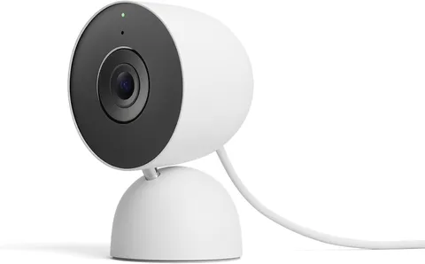 Google Nest Cam Indoor (Wired, 3Rd Gen) - Security Camera - 2025 - Snow | 2K Vid