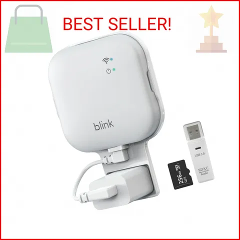256GB MicroSD Card and Sync Module XR Mount, No-Drilling Mount for Blink Outdoor