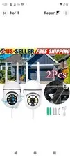 2X Wireless WiFi Security Camera Outdoor Home Night Vision Cam 1080P(No adapter)