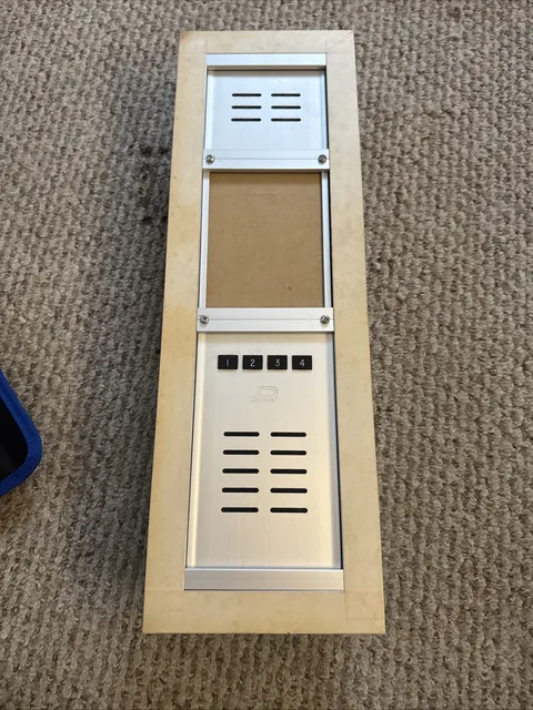 4-Unit Apartment Entry Panel LeeDan Vandal Proof Stainless Steel new Old Stock