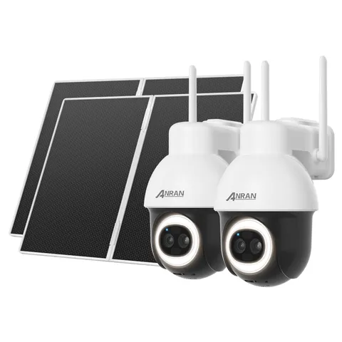 ANRAN SoloCam AOV Outdoor Solar Security Camera 5MP Dual-Camera Pan Tilt 18xZoom
