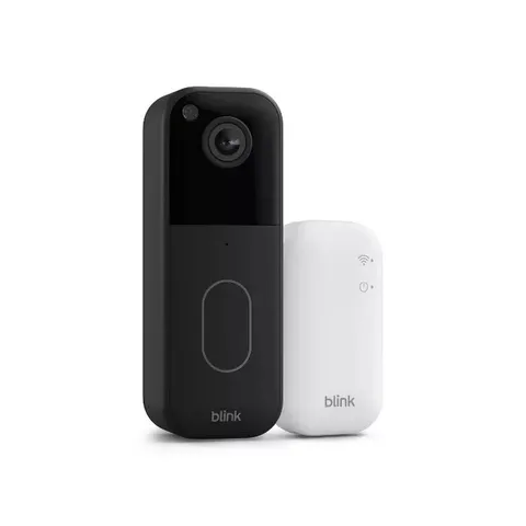 Blink Video Doorbell Head-to-Toe HD 2Way Audio, 2yr Bat Life Black w Sync Module