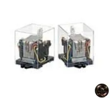 OMRON Ratchet Relay Case-Enclosed Plug-in Terminal 2-Pole Single Contact Rated