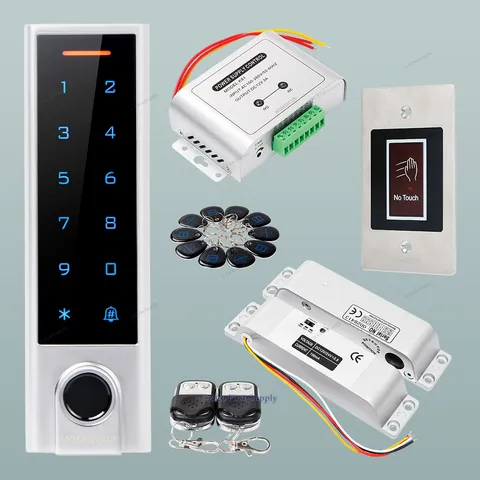 HOMSECUR IP66 APP WIFI RFID Access Control Set Surface Mount Drop Bolt Lock