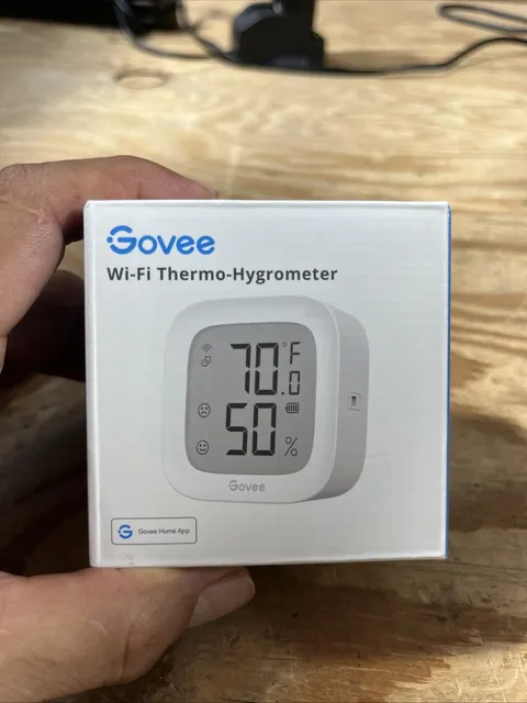 Govee H5103 Wi-Fi Indoor Thermo-Hygrometer Temp Humidity Sensor White