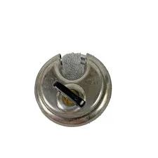 LAI Group Disc Padlock Stainless Steel Lock With Key Hardened Shackle