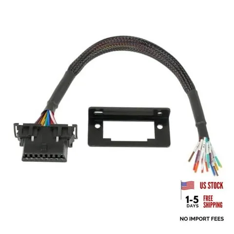 OBD2 Female to Open Pigtail Cable, OBDII Port Extension Cable with J1962