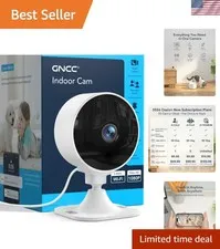 Infrared Night Vision Indoor Camera - Baby & Pet Monitor with Cloud Options