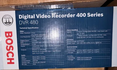 Bosch DVR 480 Digital Video Recorder 400 Series  -  Brand new in Sealed Box