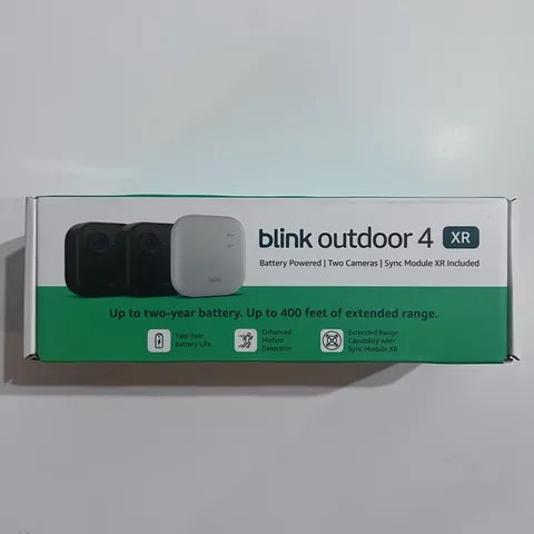 Blink Outdoor 4 XR Wireless Security 2 Camera System with XR Sync Module NEW!