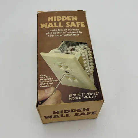 Hidden Wall Safe Security Electrical Outlet Keys Vault Secret Hide Valuables NEW