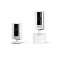 Pan-Tilt Indoor Cam, White with  Indoor Cam (2Nd Gen), White