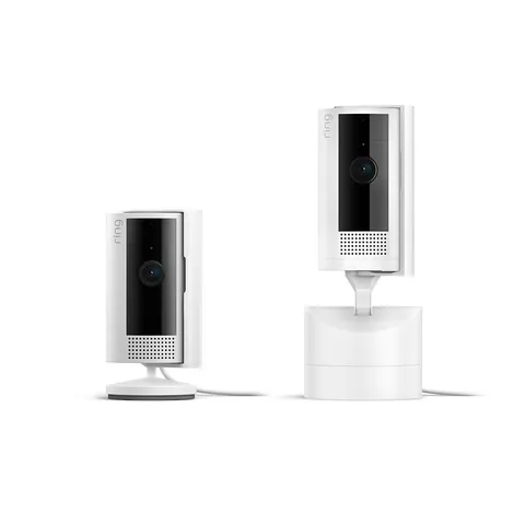 Pan-Tilt Indoor Cam, White with  Indoor Cam (2Nd Gen), White