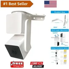 Wyze Cam Pan V3 Mount - 270° Corner Wall Bracket for Ultimate Surveillance