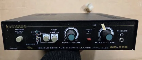 Louroe AP-1TB ATP1TB Single Zone Audio Surveillance w/Talkback 
