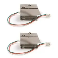 2Pcs DC 12V Door Drawer Tongue Down Electric Lock Assembly Solenoid Slim G