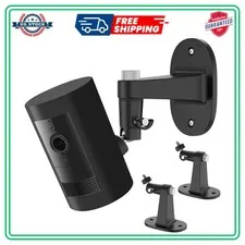 2 Pack Adjustable Wall Mount for Ring Stick Up Cam and Outdoor Cam Black