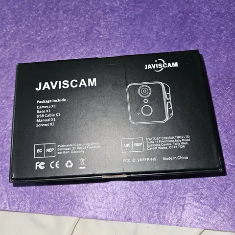 JAVISCAM 1080p Wi-Fi IP Indoor Camera Night Vision Motion Wide Angle Recharge