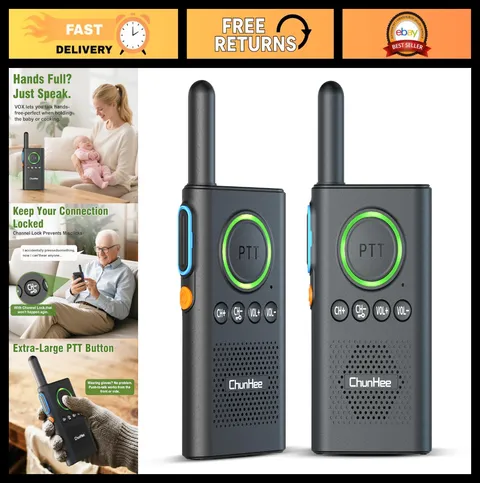 Wireless Intercom System for Home & Office - 3300ft Range, 2-Way, Clear Sound, V