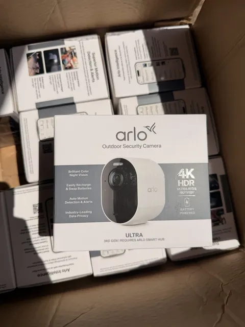 Arlo Ultra Wireless 3rd Gen 4K HDR Security Add-on Camera (2025) - White