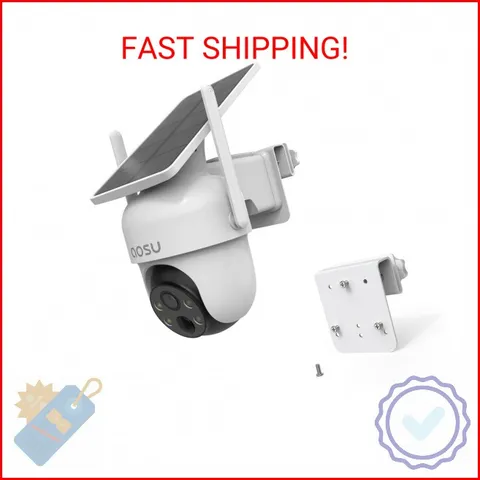 VOMENC Gutter Mount for AOSU Solar Security Cameras Outdoor Wireless(SolarCam D1