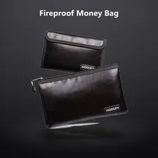 Fireproof Money Bag - 10.6"x6.7" & 5"x8" Small Fireproof Bags, Bank Deposit &...
