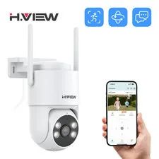 3MP PTZ IP Camera - Outdoor Wifi Wireless Security CCTV with AI Human Detection