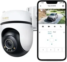 3K 5MP Outdoor Pan Tilt Security WiFi Camera 360 View Night Vision Waterproof...