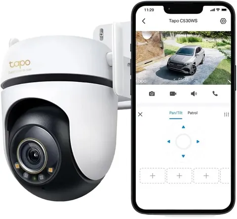 3K 5MP Outdoor Pan Tilt Security WiFi Camera 360 View Night Vision Waterproof...