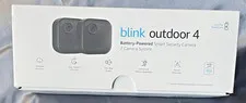 Blink Outdoor 4 (4th Gen) 2 Camera - Black (B0B1N6B8QT) NEW