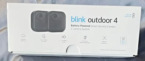 Blink Outdoor 4 (4th Gen) 2 Camera - Black (B0B1N6B8QT) NEW