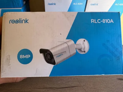 Reolink RLC-810A 8MP Wired IP Bullet Security Camera Outdoor, Google Assistant