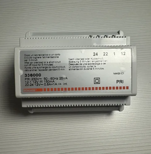 Bticino Terraneo 336000 Analog Intercom Transformer Power Supply NEW