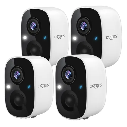 Dzees 2K Security Cameras Wireless Outdoor, Battery Powered AI Motion Detecti...