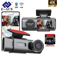 Dash Cam Dual Lens 4K UHD Recording Car Camera DVR Night Vision Video Recorder S