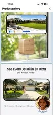 koohome 3K Wi-Fi Window Camera, Color Night Vision, 256GB, Alexa/Google
