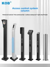 access control column, community swipe card floor bracket, outdoor waterproof fa