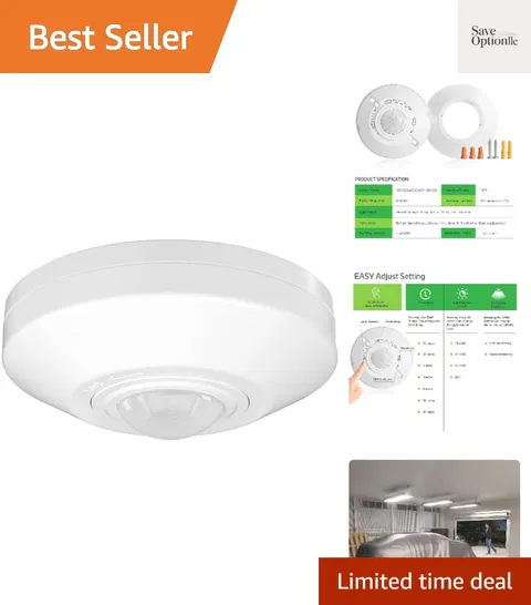 12V 24V Low Voltage Ceiling Sensor Pir Occupancy Motion Detector, 360 Degree ...