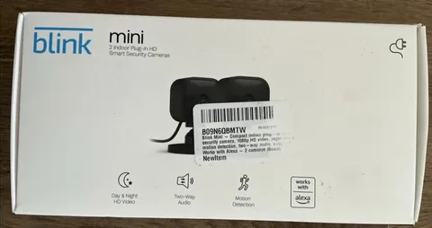 NEW! Blink Mini Indoor 1080p Smart WiFi Security Camera 2-Pack Wired B07X27VK3D