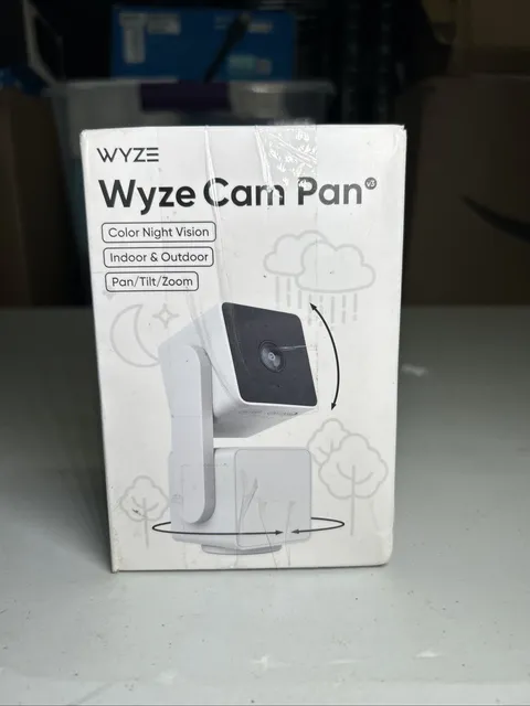 Wyze Cam Pan v3 1080p WiFi Indoor Outdoor PTZ Security Camera Open Box