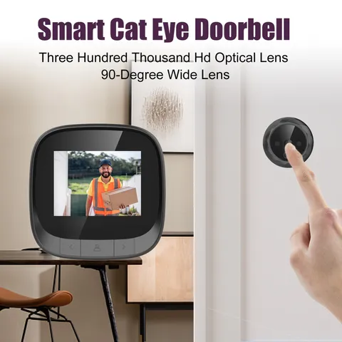 Intelligent Photography Night Cat Eye Doorbell With Battery EFYN